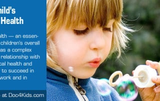 Your Child's Mental Health | Child blowing bubbles